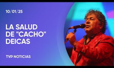 Cacho Deicas, cantante de Los Palmeras, internado por un ACV