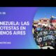 Cancillería argentina rechazó la asunción de Maduro, mientras hubo manifestaciones en Plaza de Mayo