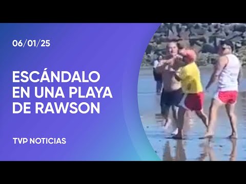 Chubut: dos guardavidas confrontaron con un turista Chubut: dos guardavidas confrontaron con un turista