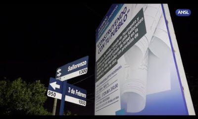 Claudio Poggi visita obras en Villa Mercedes