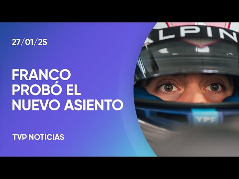 Colapinto con el mono y casco de su nuevo equipo para la F1 2025 Colapinto con el mono y casco de su nuevo equipo para la F1 2025