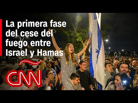 Comienza la primera fase del cese del fuego entre Israel y Hamas