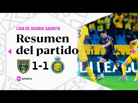 Con CRISTIANO RONALDO, AL NASSR IGUALÃ ante AL TAAWOUN | #AlTaawoun 1-1 #AlNassr | Resumen