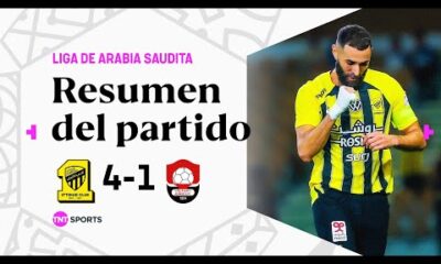 Con GOL de BENZEMA, AL ITTIHAD GOLEÃ a AL RAED y sigue en la CIMA | #AlIttihad 4-1 #AlRaed | Resumen