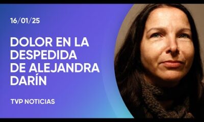 Dolor en el velatorio de Alejandra Darín