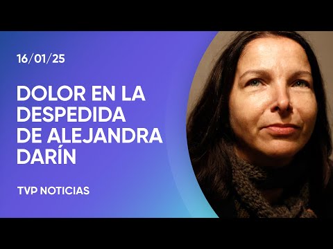 Dolor en el velatorio de Alejandra Darín