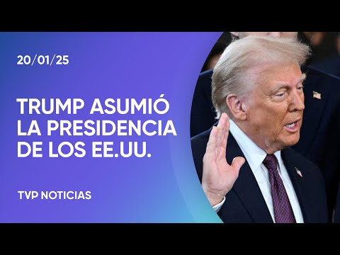 Donald Trump asumió como presidente de los Estados Unidos