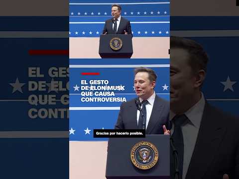 El gesto de Elon Musk que causa controversia