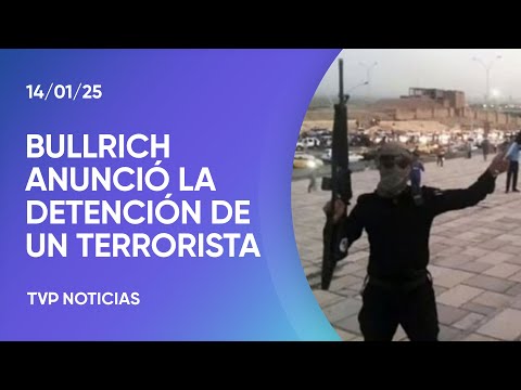 El Gobierno anunció la detención de un presunto extremista islámico