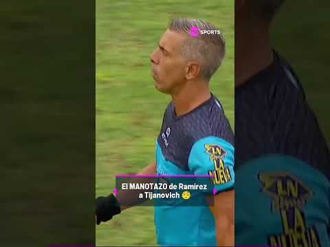 El manotazo de RamÃ­rez a Tijanovich y MastrÃ¡ngelo amonestÃ³ al jugador de Riestra ð¨