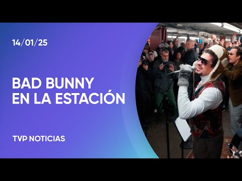 El sorpresivo show de Bad Bunny en el metro de Nueva York El sorpresivo show de Bad Bunny en el metro de Nueva York
