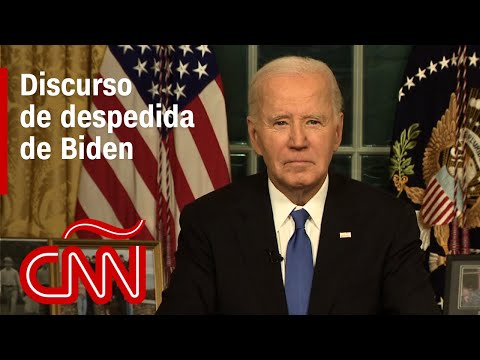 El último discurso de Joe Biden como presidente de Estados Unidos