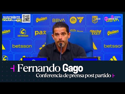 EN VIVO: Fernando Gago habla en conferencia de prensa tras Boca vs. HuracÃ¡n