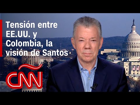 Entrevista a Juan Manuel Santos sobre las tensiones diplomáticas entre Colombia y EE.UU.