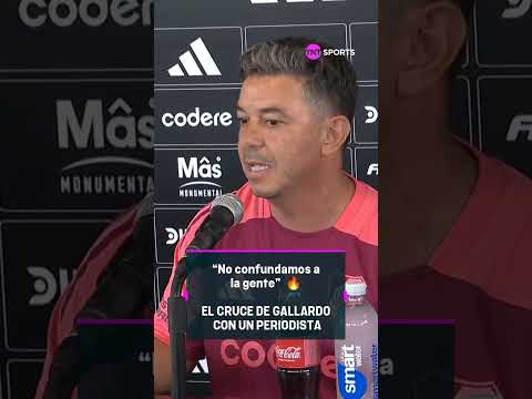 #Gallardo tuvo un tenso cruce con un periodista por los jugadores de reserva e inferiores de #River #Gallardo tuvo un tenso cruce con un periodista por los jugadores de reserva e inferiores de #River