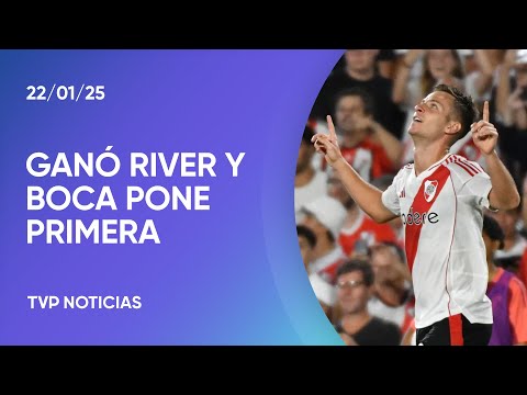 Ganó River y debuta Boca Ganó River y debuta Boca