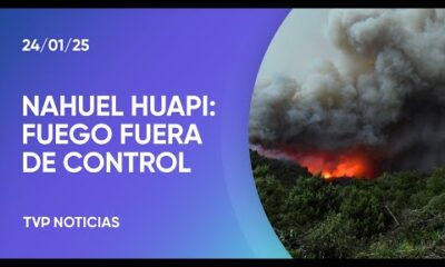 Infierno en la Patagonia: el fuego en Nahuel Huapi ya arrasó con 6000 hectáreas