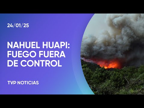 Infierno en la Patagonia: el fuego en Nahuel Huapi ya arrasó con 6000 hectáreas