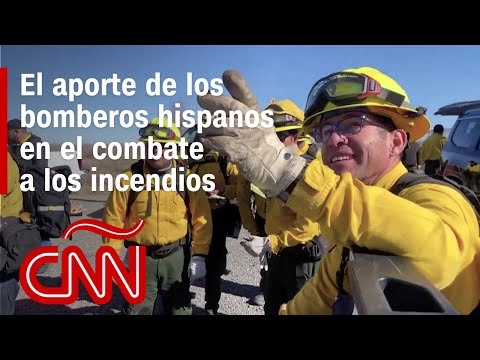 La labor de los bomberos hispanos en el combate a incendios en California