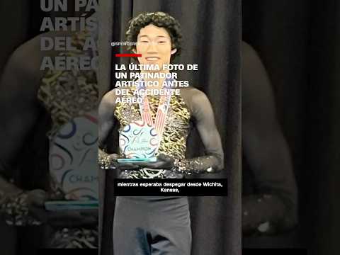 La última foto de un patinador artístico antes del accidente aéreo