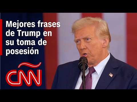 Las frases más destacadas de Trump en su toma de posesión como presidente de EE.UU.