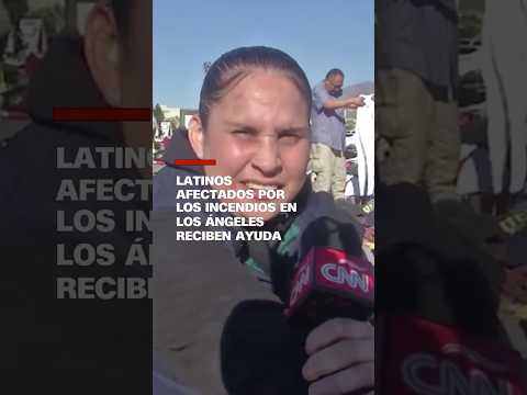 Latinos afectados por los incendios en Los Ángeles reciben ayuda