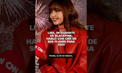 Lisa, integrante de Blackpink, habló con CNN de sus planes para 2025