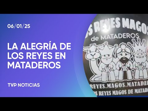 Lo Reyes Magos se hicieron presentes en Mataderos Lo Reyes Magos se hicieron presentes en Mataderos