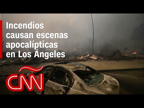 Los videos más impactantes de los incendios en Los Ángeles, California