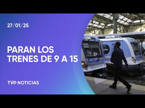 Mañana paro de trenes en todo el país Mañana paro de trenes en todo el país