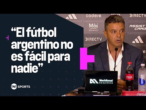Marcelo Gallardo: “El fÃºtbol argentino no es fÃ¡cil par nadie”