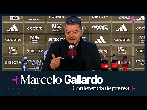 Marcelo Gallardo hablÃ³ HOY DE TODO en conferencia de prensa â River