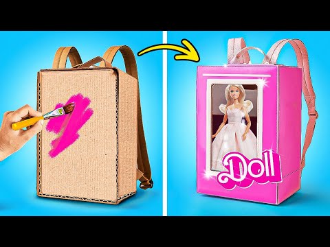MOCHILA PARA UNA PRINCESA DE VERDAD ✨💖 INCREÍBLES MANUALIDADES CON CARTÓN Y PAPEL PARA TI