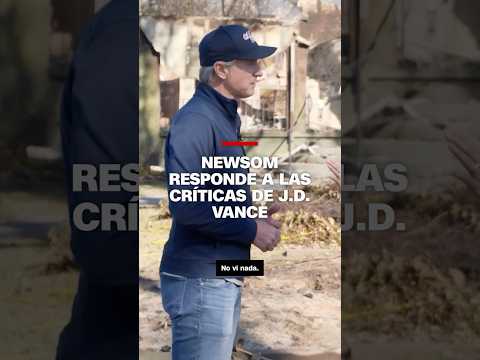 Newson responde a las críticas de J.D. Vance