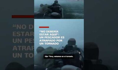 “No debería estar aquí”: Un pescador es atrapado por un tornado