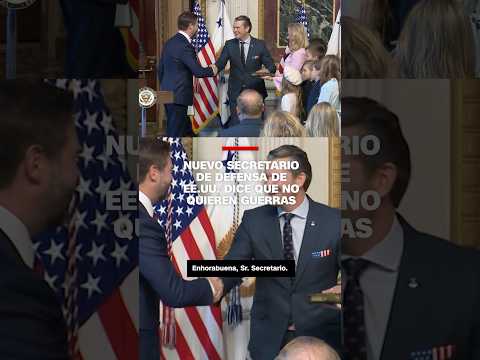 Nuevo secretario de Defensa de EE.UU. dice que no quieren guerras Nuevo secretario de Defensa de EE.UU. dice que no quieren guerras