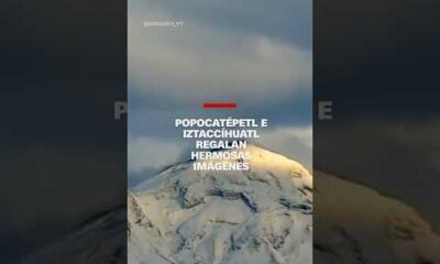 Popocatépetil e Iztacchíhuatl regalan hermosas imágenes