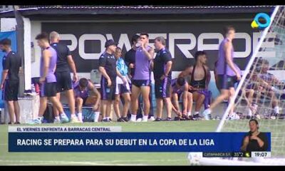 Racing se prepara para su debut en la Copa de la Liga