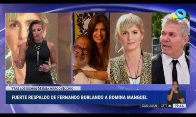 Respaldo de Burlando a Romina Manguel