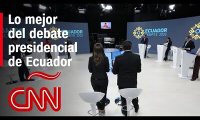 Resumen: Los momentos más destacados del debate presidencial en Ecuador