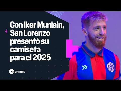 San Lorenzo presentÃ³ sus nuevas camisetas para el 2025 con Iker Muniain