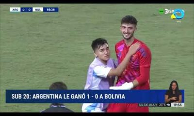 Sub-20: Argentina le ganó 1-0 a Bolivia