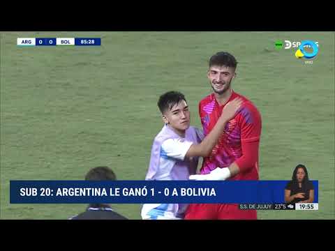 Sub-20: Argentina le ganó 1-0 a Bolivia Sub-20: Argentina le ganó 1-0 a Bolivia