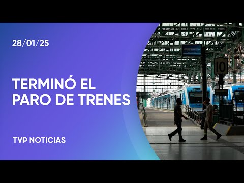 Terminó el paro de trenes: normal funcionamiento en todas las líneas Terminó el paro de trenes: normal funcionamiento en todas las líneas