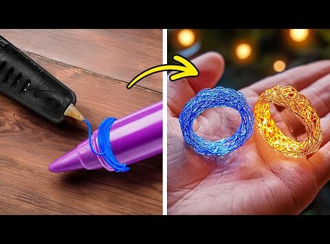 TRANSFORMA PEGAMENTO EN MAGIA: JOYERÍA Y MANUALIDADES CON PLUMA 3D 💍🖌️