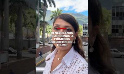 Venezolanos reaccionan a primeros decretos de Trump