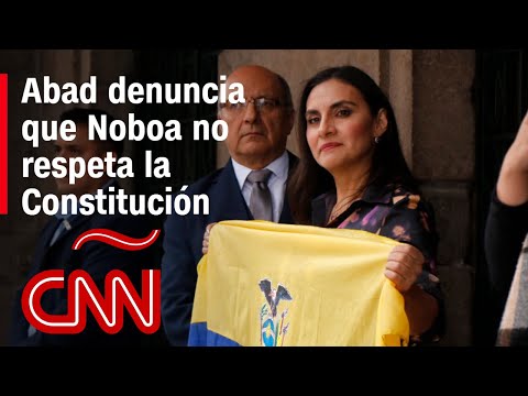 Verónica Abad , vicepresidenta de Ecuador: “La Constitución es clara, pero no la respetan” Verónica Abad , vicepresidenta de Ecuador: “La Constitución es clara, pero no la respetan”