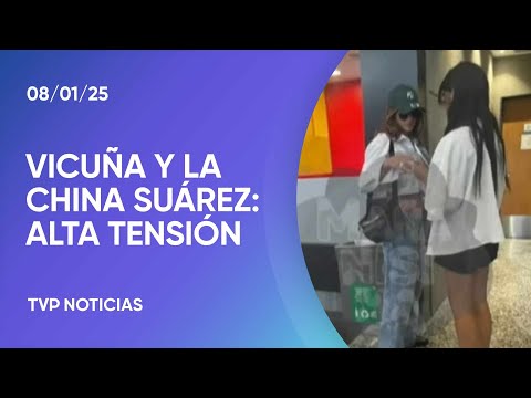 Vicuña y la China Suárez, discusión en pleno aeropuerto