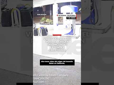 Video muestra el posible origen del incendio Eaton, en California