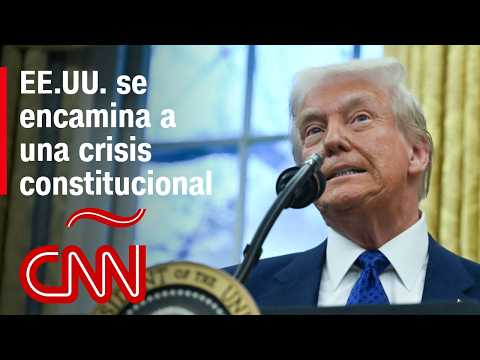 Abogado constitucionalista dice que Trump encamina a EE.UU. a una crisis constitucional